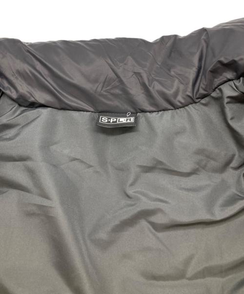 SPLR（エスピーエルアール）SPLR (エスピーエルアール) Squere Stitch Down Vest グレー サイズ:XLの古着・服飾アイテム