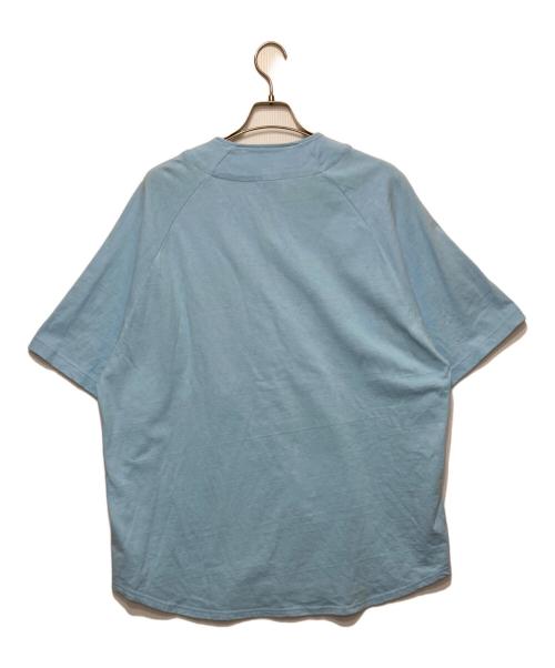 KEBOZ（ケボズ）KEBOZ (ケボズ) ベースボールシャツ スカイブルー サイズ:Ｌの古着・服飾アイテム