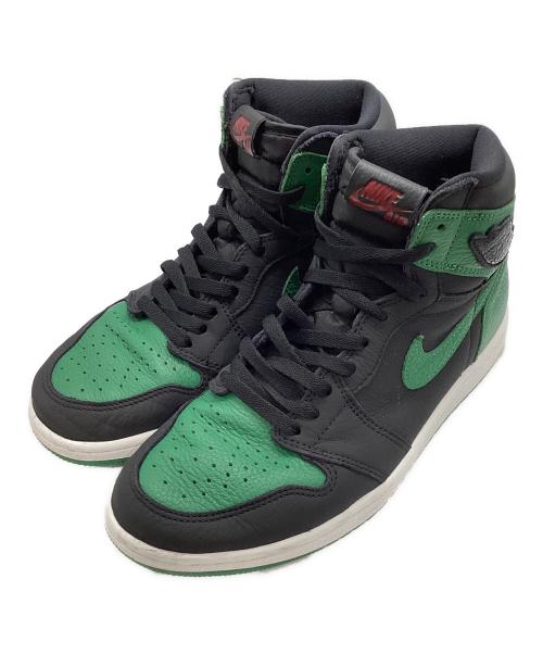NIKE（ナイキ）NIKE (ナイキ) Nike Air Jordan 1 Retro High OG グリーン×ブラック サイズ:27の古着・服飾アイテム