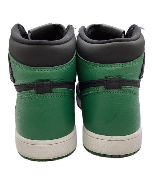 NIKE（ナイキ）NIKE (ナイキ) Nike Air Jordan 1 Retro High OG グリーン×ブラック サイズ:27の古着・服飾アイテム