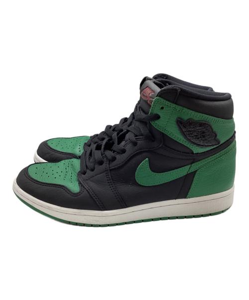 NIKE（ナイキ）NIKE (ナイキ) Nike Air Jordan 1 Retro High OG グリーン×ブラック サイズ:27の古着・服飾アイテム