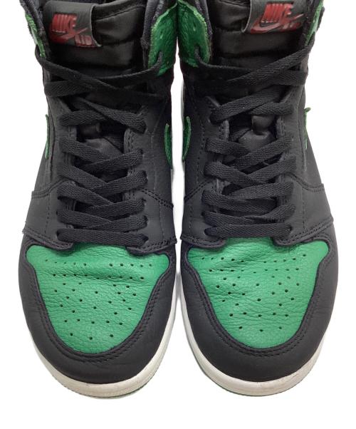 NIKE（ナイキ）NIKE (ナイキ) Nike Air Jordan 1 Retro High OG グリーン×ブラック サイズ:27の古着・服飾アイテム