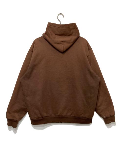 CarHartt（カーハート）CarHartt (カーハート) 裏サーマルジップパーカー ブラウン サイズ:ーの古着・服飾アイテム