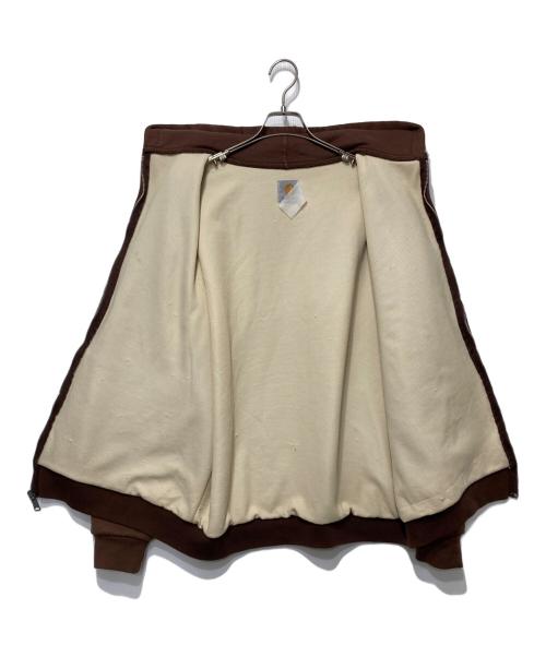 CarHartt（カーハート）CarHartt (カーハート) 裏サーマルジップパーカー ブラウン サイズ:ーの古着・服飾アイテム
