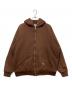 CarHartt（カーハート）の古着「裏サーマルジップパーカー」｜ブラウン