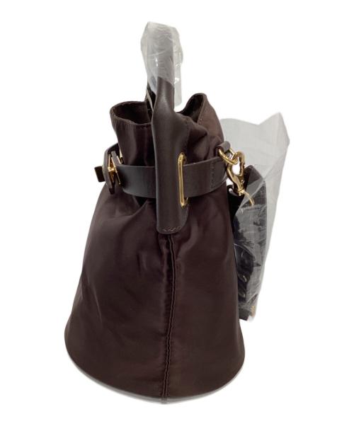 SITA PARANTICA（シータパランティカ）SITA PARANTICA (シータパランティカ) Curensology (カレンソロジー) 別注 ナイロンバケツバッグ ブラウン 未使用品の古着・服飾アイテム