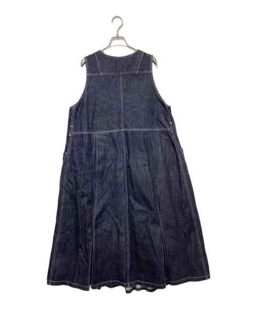 foufou（フーフー ザドレス）foufou (フーフー) 12.5oz Denim Jumper skirt インディゴ サイズ:1の古着・服飾アイテム