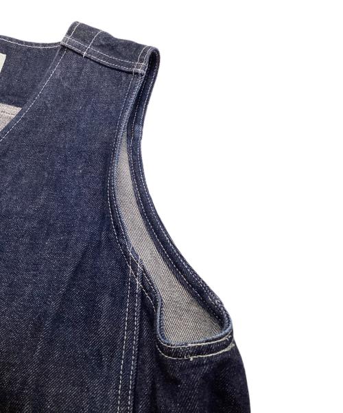 foufou（フーフー ザドレス）foufou (フーフー) 12.5oz Denim Jumper skirt インディゴ サイズ:1の古着・服飾アイテム