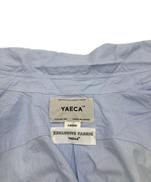 YAECA（ヤエカ）YAECA (ヤエカ) COMFORT SHIRT RELAX スカイブルー サイズ:Ｌの古着・服飾アイテム