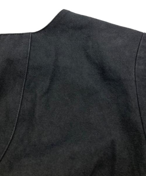 foufou（フーフー ザドレス）foufou (フーフー) リネンブレンドロングワンピース ブラック サイズ:1の古着・服飾アイテム