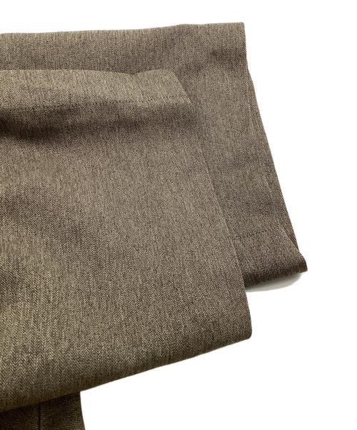 foufou（フーフー）foufou (フーフー) ester herringbone open collar one piece カーキ サイズ:1の古着・服飾アイテム