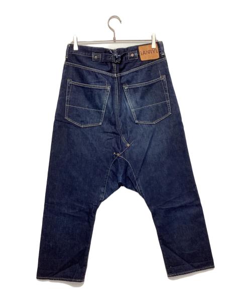 GANRYU（ガンリュウ）GANRYU (ガンリュウ) デニムサルエルパンツ インディゴ サイズ:Mの古着・服飾アイテム