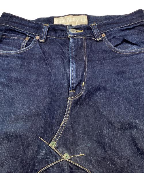 GANRYU（ガンリュウ）GANRYU (ガンリュウ) デニムサルエルパンツ インディゴ サイズ:Mの古着・服飾アイテム