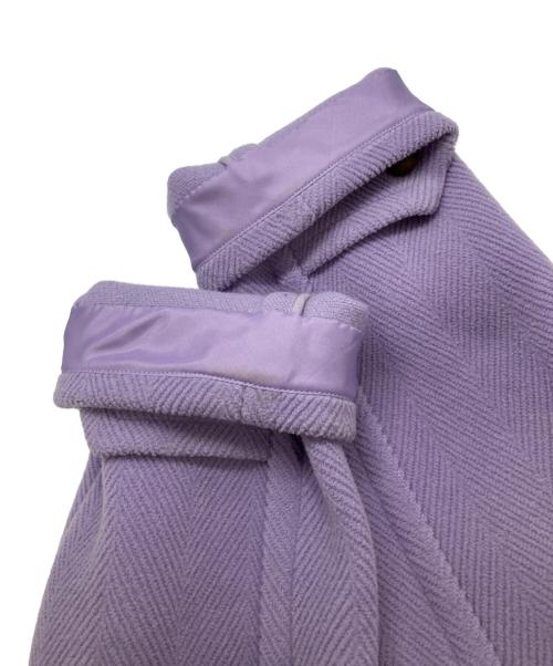 OLD ENGLAND（オールドイングランド）OLD ENGLAND (オールドイングランド) ダッフルコート パープル サイズ:8の古着・服飾アイテム