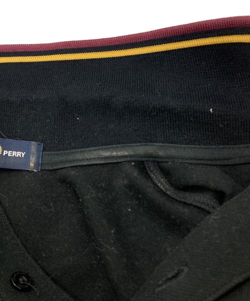 FRED PERRY（フレッドペリー）FRED PERRY (フレッドペリー) BEAMS (ビームス) 別注 Logo Embroidery L/S Polo ブラック サイズ:Ｍの古着・服飾アイテム