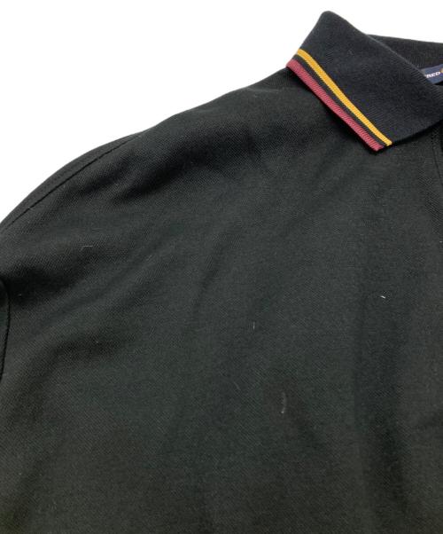 FRED PERRY（フレッドペリー）FRED PERRY (フレッドペリー) BEAMS (ビームス) 別注 Logo Embroidery L/S Polo ブラック サイズ:Ｍの古着・服飾アイテム