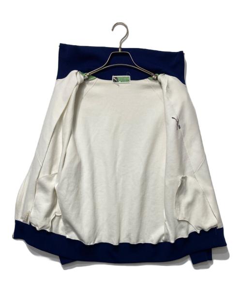 PUMA（プーマ）PUMA (プーマ) 90’s トラックジャケット ホワイト×ネイビー サイズ:不明の古着・服飾アイテム