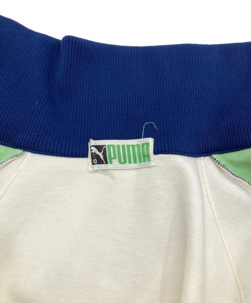 PUMA（プーマ）PUMA (プーマ) 90’s トラックジャケット ホワイト×ネイビー サイズ:不明の古着・服飾アイテム