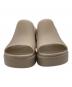 crocs (クロックス) BROOKLYN FROSTED SLIDE HEEL ベージュ サイズ:W7：4000円