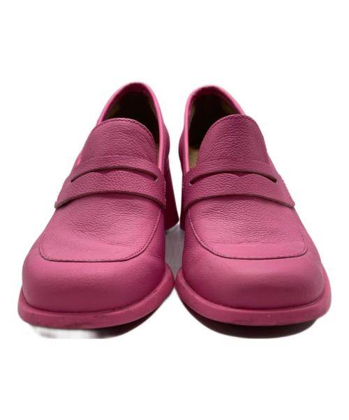CAMPER（カンペール）CAMPER (カンペール) ヒールコインローファー ピンク サイズ:37の古着・服飾アイテム