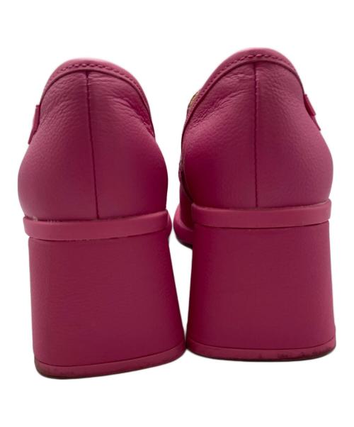 CAMPER（カンペール）CAMPER (カンペール) ヒールコインローファー ピンク サイズ:37の古着・服飾アイテム