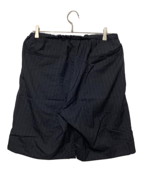 FOLL（フォル）FOLL (フォル) summer wool baggy shorts ネイビー サイズ:3の古着・服飾アイテム