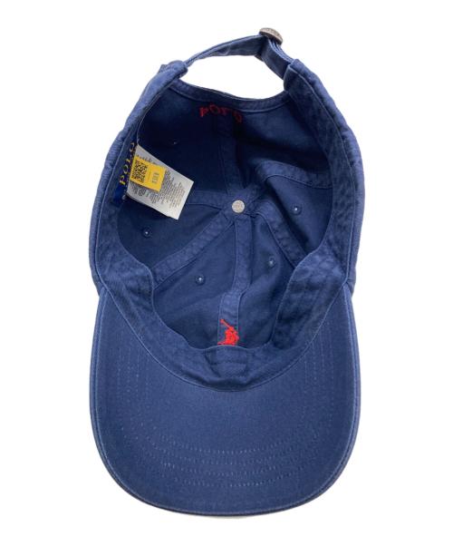 POLO RALPH LAUREN（ポロ・ラルフローレン）POLO RALPH LAUREN (ポロ・ラルフローレン) ホースロゴキャップ ネイビーの古着・服飾アイテム