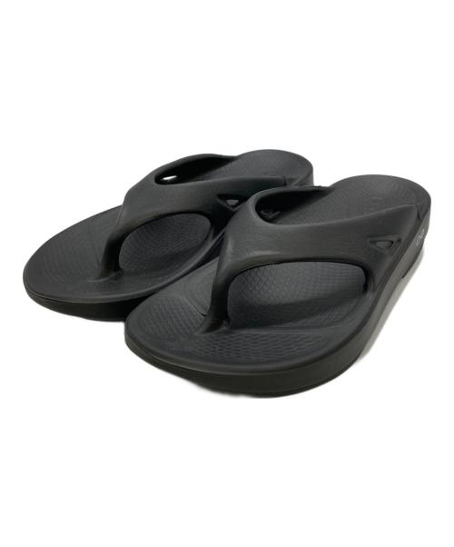 OOFOS（ウーフォス）OOFOS (ウーフォス) リカバリーサンダル ブラック サイズ:M5-W7の古着・服飾アイテム