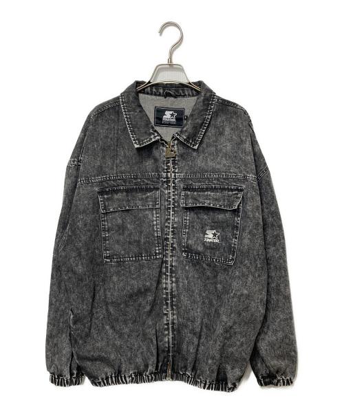 STARTER BLACK LABEL（スターターブラックレーベル）STARTER BLACK LABEL (スターターブラックレーベル) デニムジャケット ブラック サイズ:Mの古着・服飾アイテム