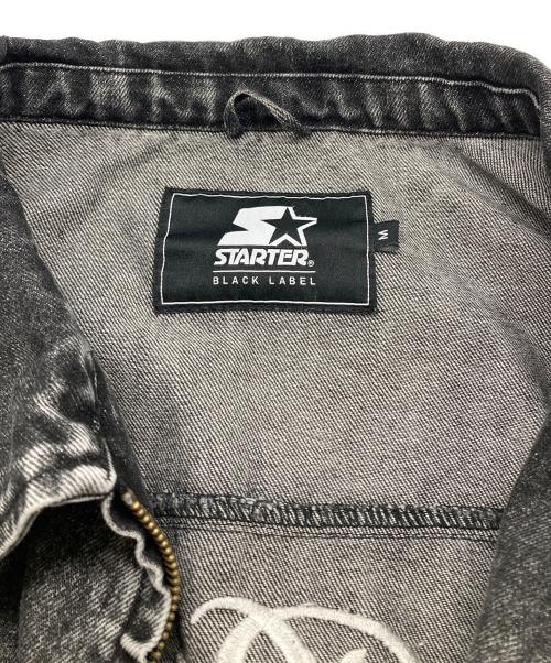STARTER BLACK LABEL（スターターブラックレーベル）STARTER BLACK LABEL (スターターブラックレーベル) デニムジャケット ブラック サイズ:Mの古着・服飾アイテム