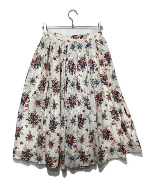 YAECA（ヤエカ）YAECA (ヤエカ) SUSSEX タックキュロット ホワイト サイズ:Ｍの古着・服飾アイテム