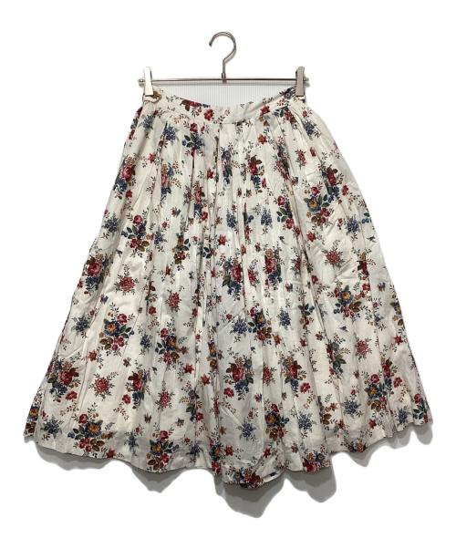 YAECA（ヤエカ）YAECA (ヤエカ) SUSSEX タックキュロット ホワイト サイズ:Ｍの古着・服飾アイテム