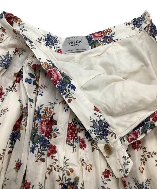 YAECA（ヤエカ）YAECA (ヤエカ) SUSSEX タックキュロット ホワイト サイズ:Ｍの古着・服飾アイテム