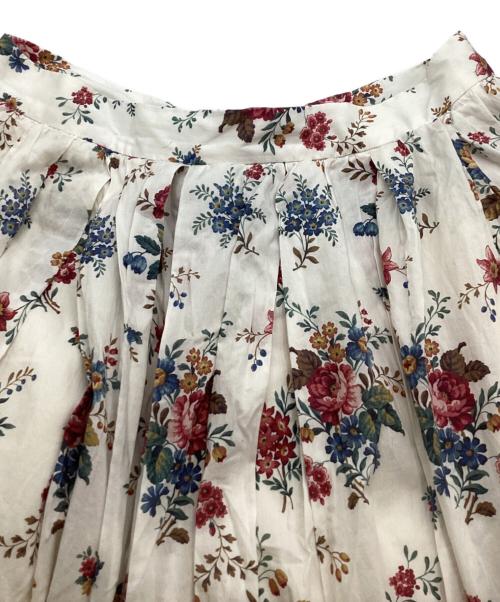 YAECA（ヤエカ）YAECA (ヤエカ) SUSSEX タックキュロット ホワイト サイズ:Ｍの古着・服飾アイテム