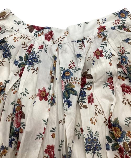 YAECA（ヤエカ）YAECA (ヤエカ) SUSSEX タックキュロット ホワイト サイズ:Ｍの古着・服飾アイテム