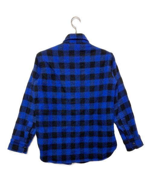 WOOLRICH（ウールリッチ）WOOLRICH (ウールリッチ) ブロックチェックネルシャツ ブルー サイズ:Ｍの古着・服飾アイテム