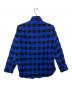 WOOLRICH (ウールリッチ) ブロックチェックネルシャツ ブルー サイズ:Ｍ：4500円