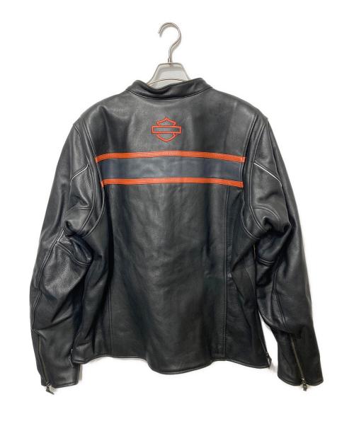 HARLEY-DAVIDSON（ハーレーダビッドソン）HARLEY-DAVIDSON (ハーレーダビッドソン) ビクトリー・レーンIIレザージャケット ブラック サイズ:XL 未使用品の古着・服飾アイテム