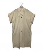 TODAYFULトゥデイフル）の古着「Halfsleeve Cocoon Coat」｜ベージュ