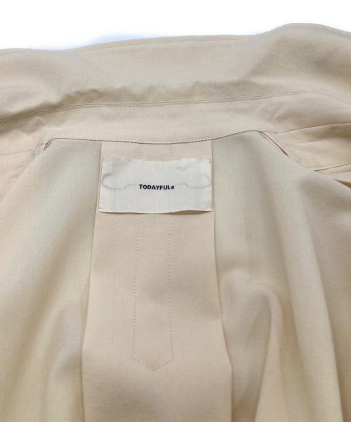 TODAYFUL（トゥデイフル）TODAYFUL (トゥデイフル) Halfsleeve Cocoon Coat ベージュ サイズ:38の古着・服飾アイテム