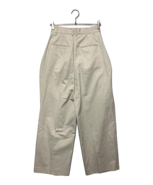 TODAYFUL（トゥデイフル）TODAYFUL (トゥデイフル) Tuck Tapered Trousers ベージュ サイズ:38 未使用品の古着・服飾アイテム