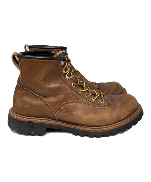 RED WING（レッドウィング）RED WING (レッドウィング) ラインマン ブラウン サイズ:US 9Dの古着・服飾アイテム