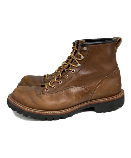 RED WING（レッドウィング）RED WING (レッドウィング) ラインマン ブラウン サイズ:US 9Dの古着・服飾アイテム