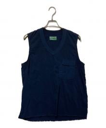 BROWN by 2-tacs（ブラウンバイツータックス）の古着「ALMIGHTYベスト」｜ネイビー