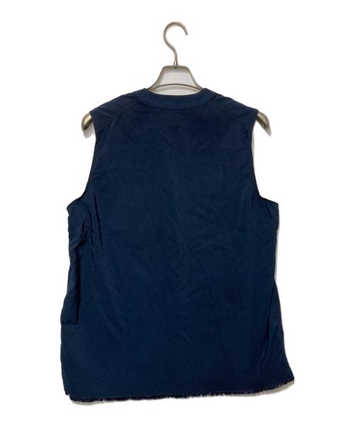 BROWN by 2-tacs（ブラウンバイツータックス）BROWN by 2-tacs (ブラウンバイツータックス) ALMIGHTYベスト ネイビー サイズ:LARGEの古着・服飾アイテム