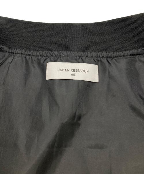 URBAN RESEARCH lab（アーバンリサーチラボ）URBAN RESEARCH lab (アーバンリサーチラボ) バックジップMA1ブルゾン ブラック サイズ:Freeの古着・服飾アイテム