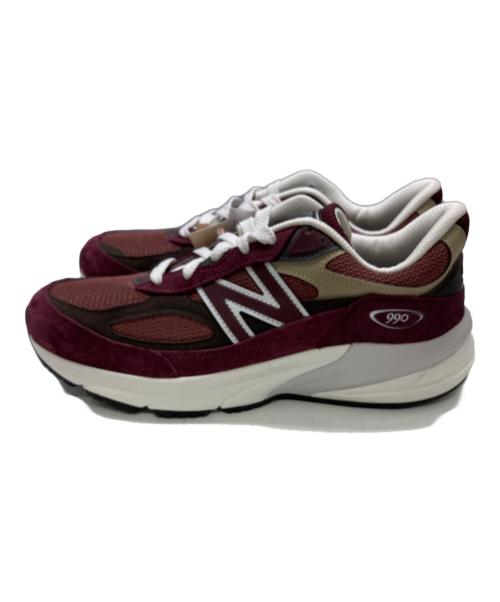 NEW BALANCE（ニューバランス）NEW BALANCE (ニューバランス) ローカットスニーカー/990V6 Burgundy サイズ:27.0 未使用品の古着・服飾アイテム