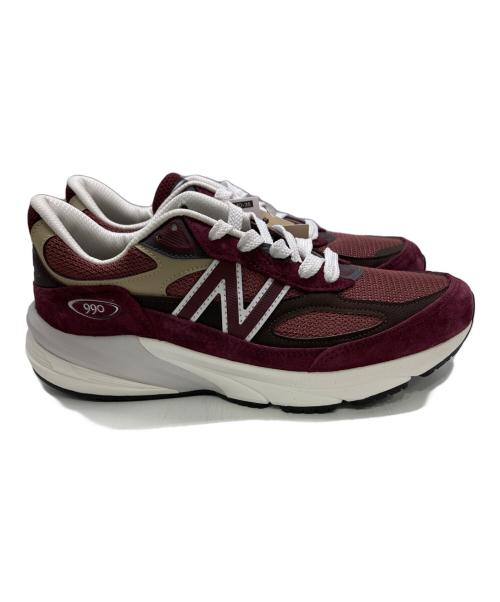 NEW BALANCE（ニューバランス）NEW BALANCE (ニューバランス) ローカットスニーカー/990V6 Burgundy サイズ:27.0 未使用品の古着・服飾アイテム