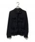 BLACK COMME des GARCONS（ブラックコムデギャルソン）の古着「シアーフリルテーラードジャケット」｜ブラック