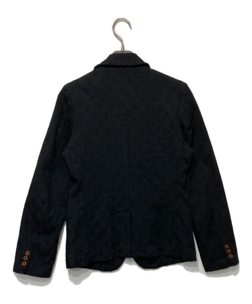 COMME des GARCONS COMME des GARCONS（コムデギャルソン コムデギャルソン）COMME des GARCONS COMME des GARCONS (コムデギャルソン コムデギャルソン) リボンモチーフ丸襟ジャケット ブラック サイズ:XSの古着・服飾アイテム